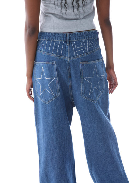 NiiHAi Ltd — BAGGY JEANS IN BLUE DENIM