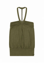 TWIST DRESS IN KHAKI