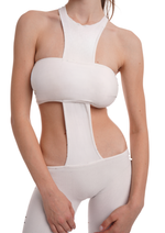 THE CROSS JUMPSUIT IN WHITE