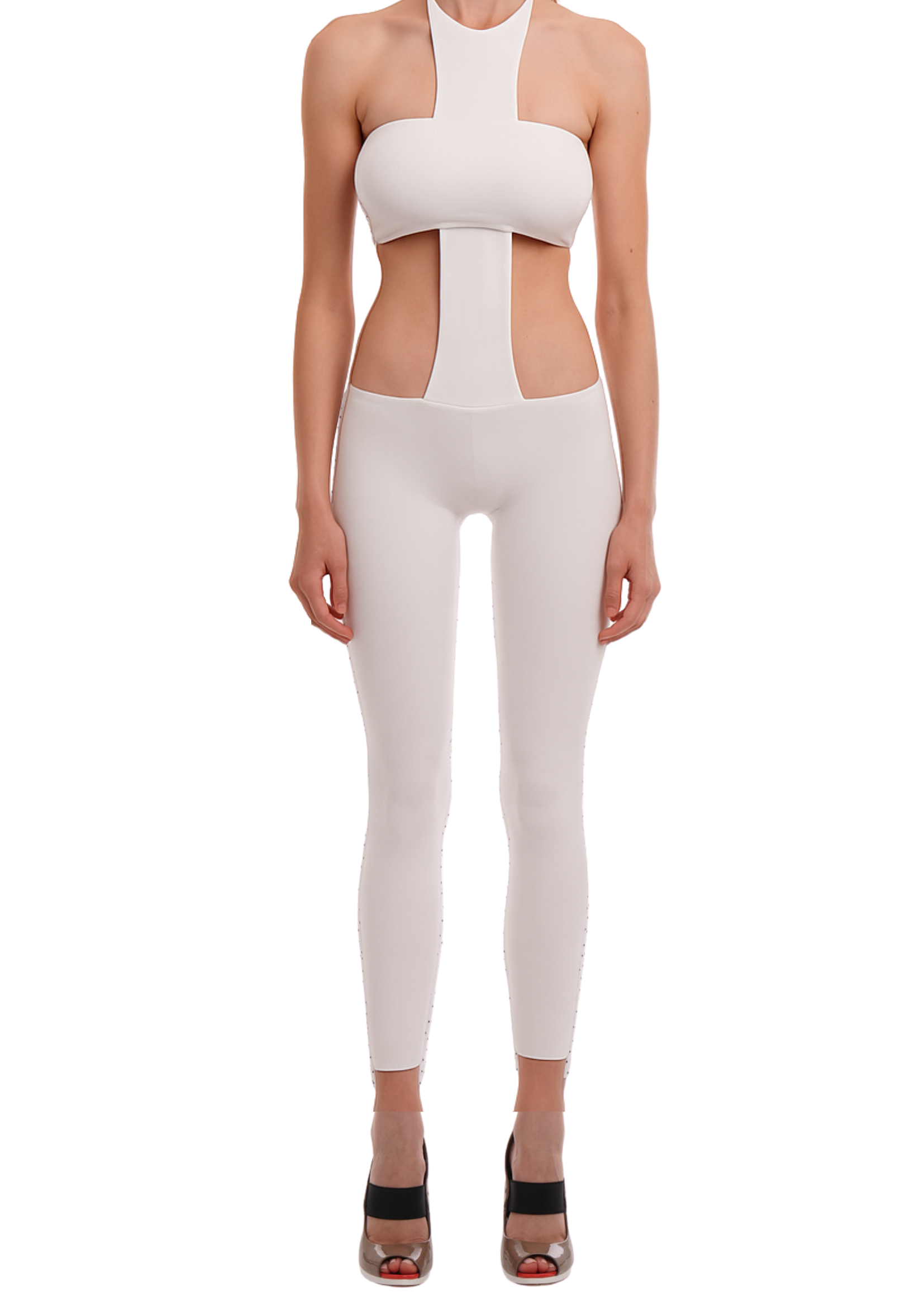 THE CROSS JUMPSUIT IN WHITE