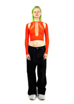 SHAPEWEAR STRETCH TOP & SLEEVES IN RED