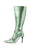 Nii HAi BOOTS IN METALLIC MINT