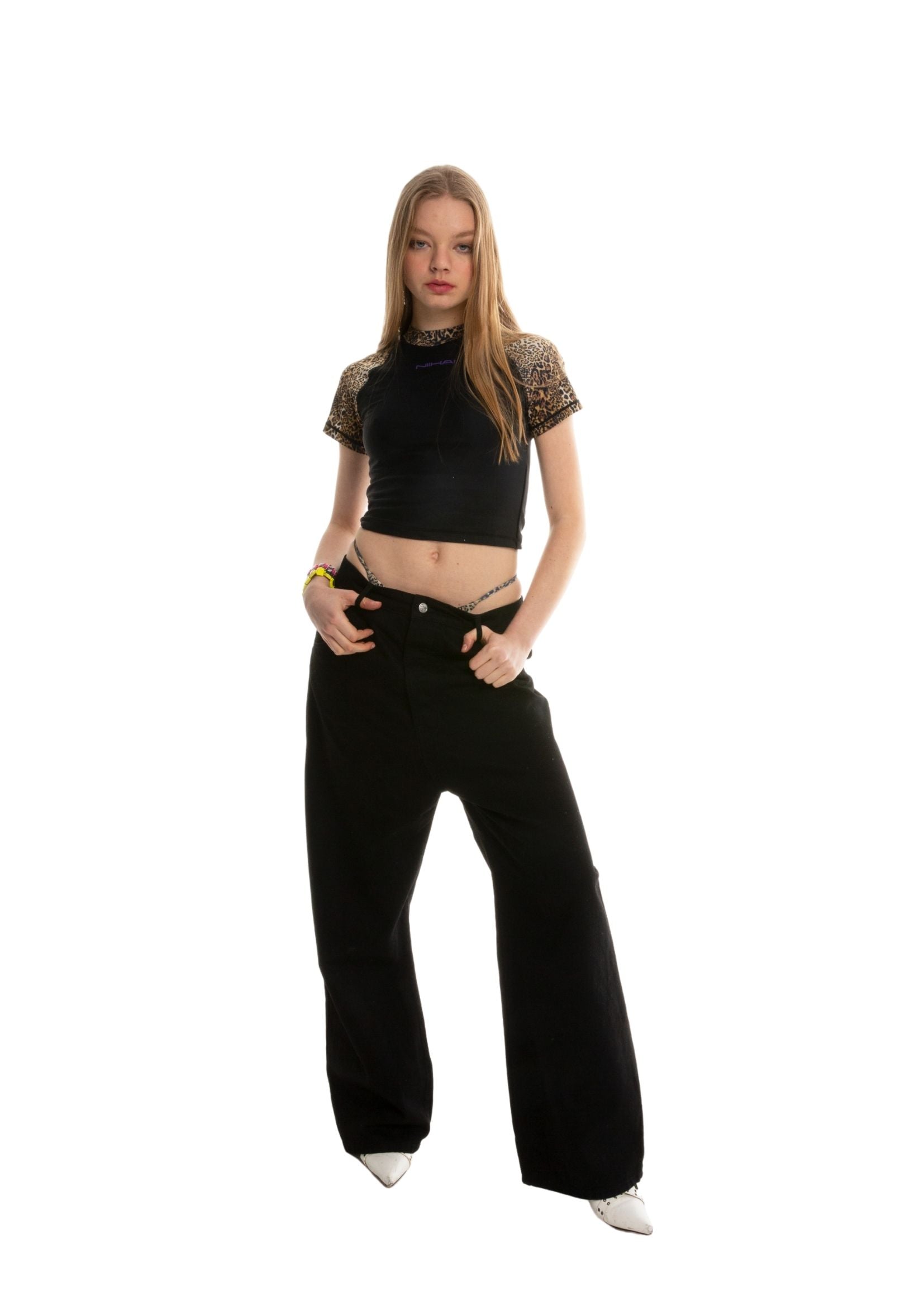 LEOPARD PRINT RASH VEST