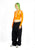 SHAPEWEAR STRETCH TOP & SLEEVES IN ORANGE