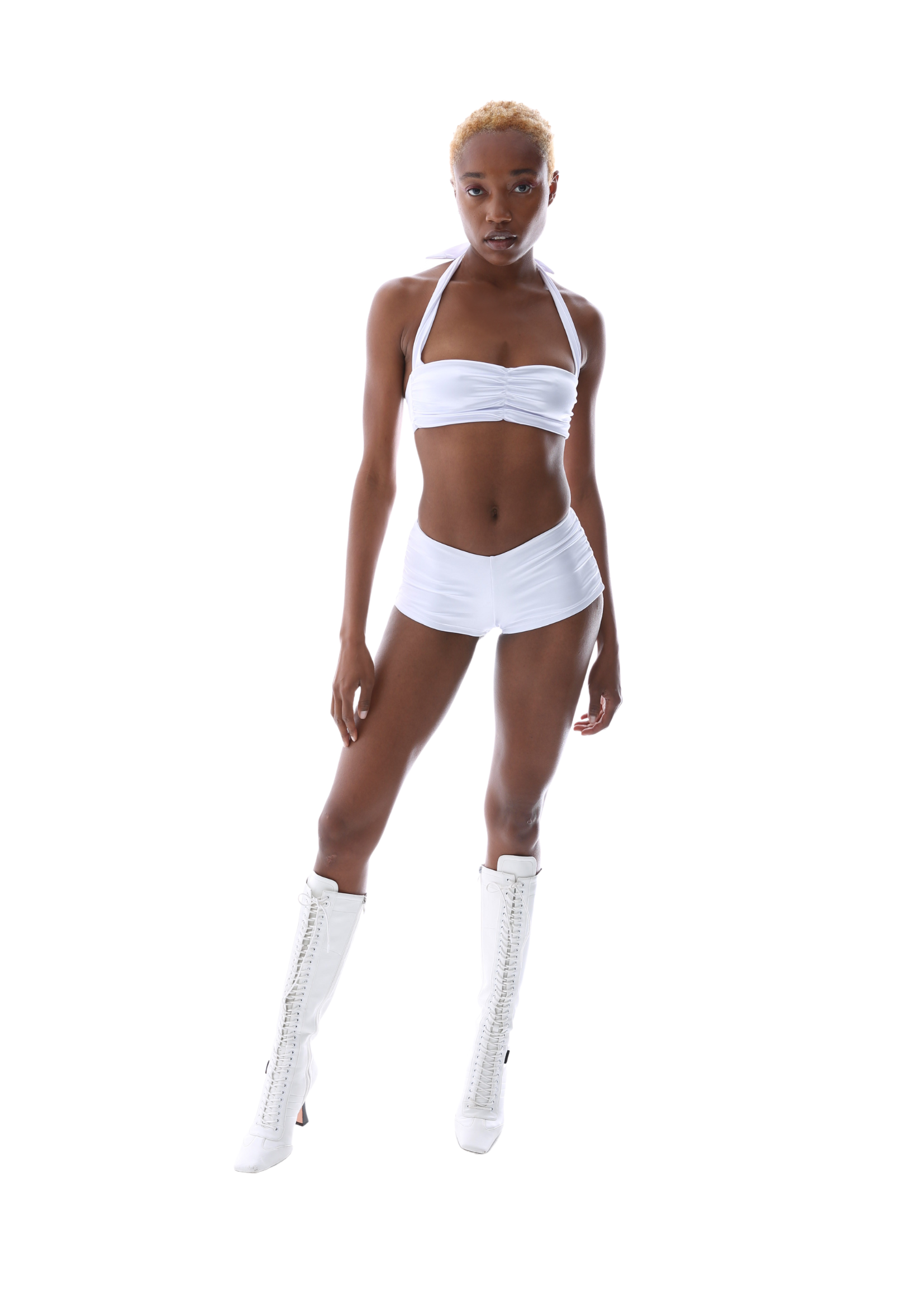 PEARLY WHITE BIKINI TOP